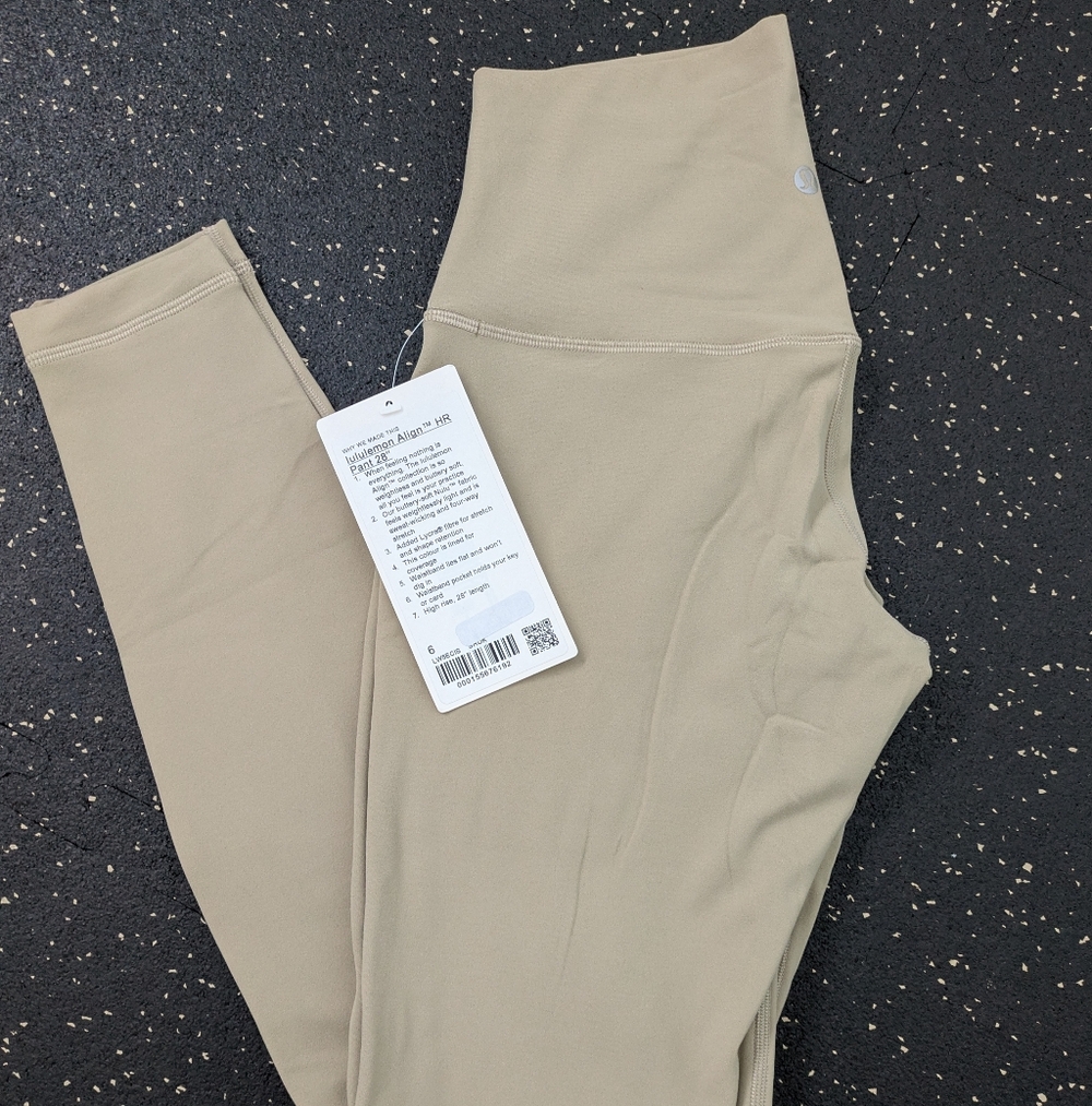 Lululemon Athletica Align HR Pant in Beige